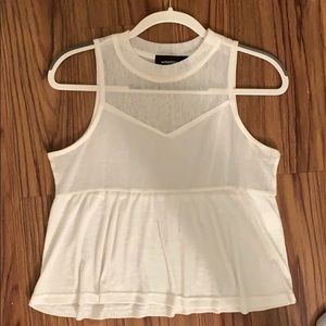 Mink Pink White Tank Top